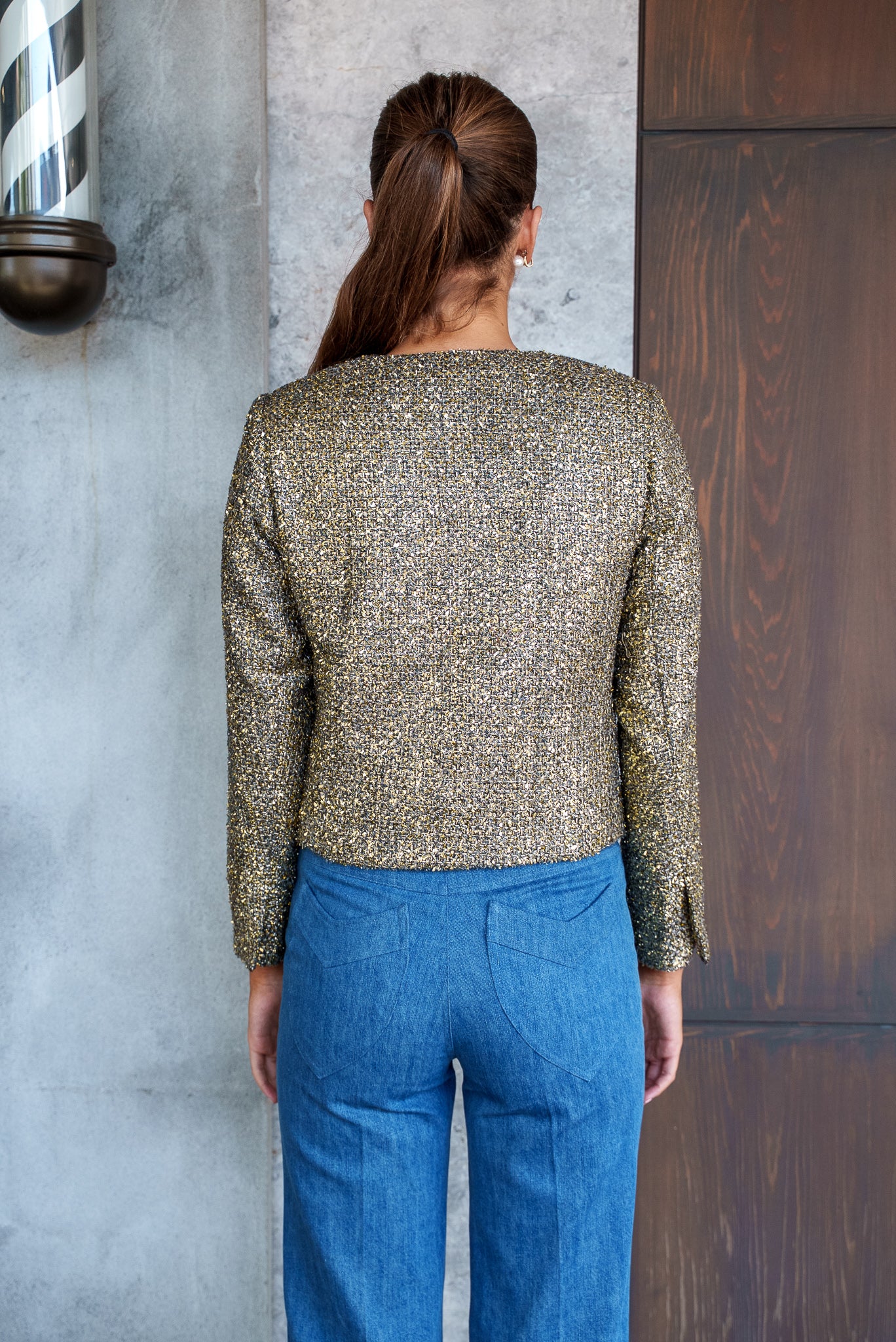 Burford Box Jacket Gold
