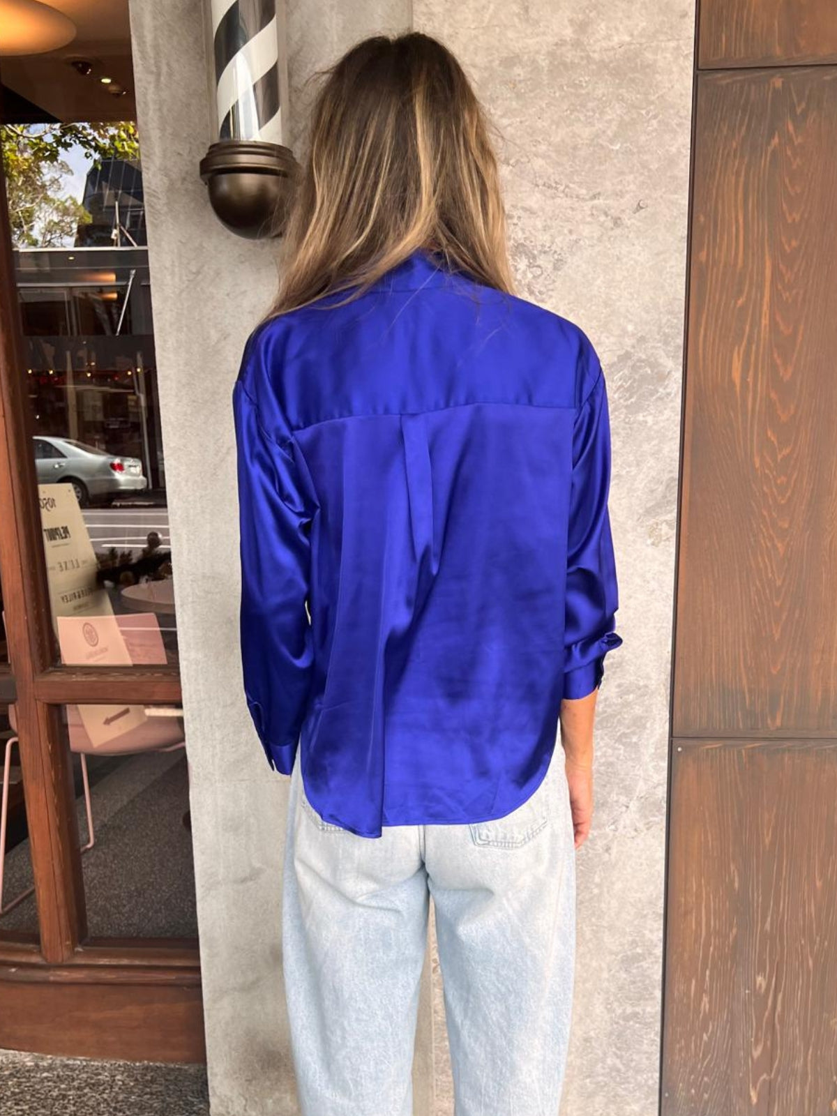 Vienna Blouse Cobalt Blue