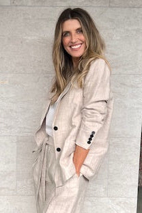 Como Linen Blazer