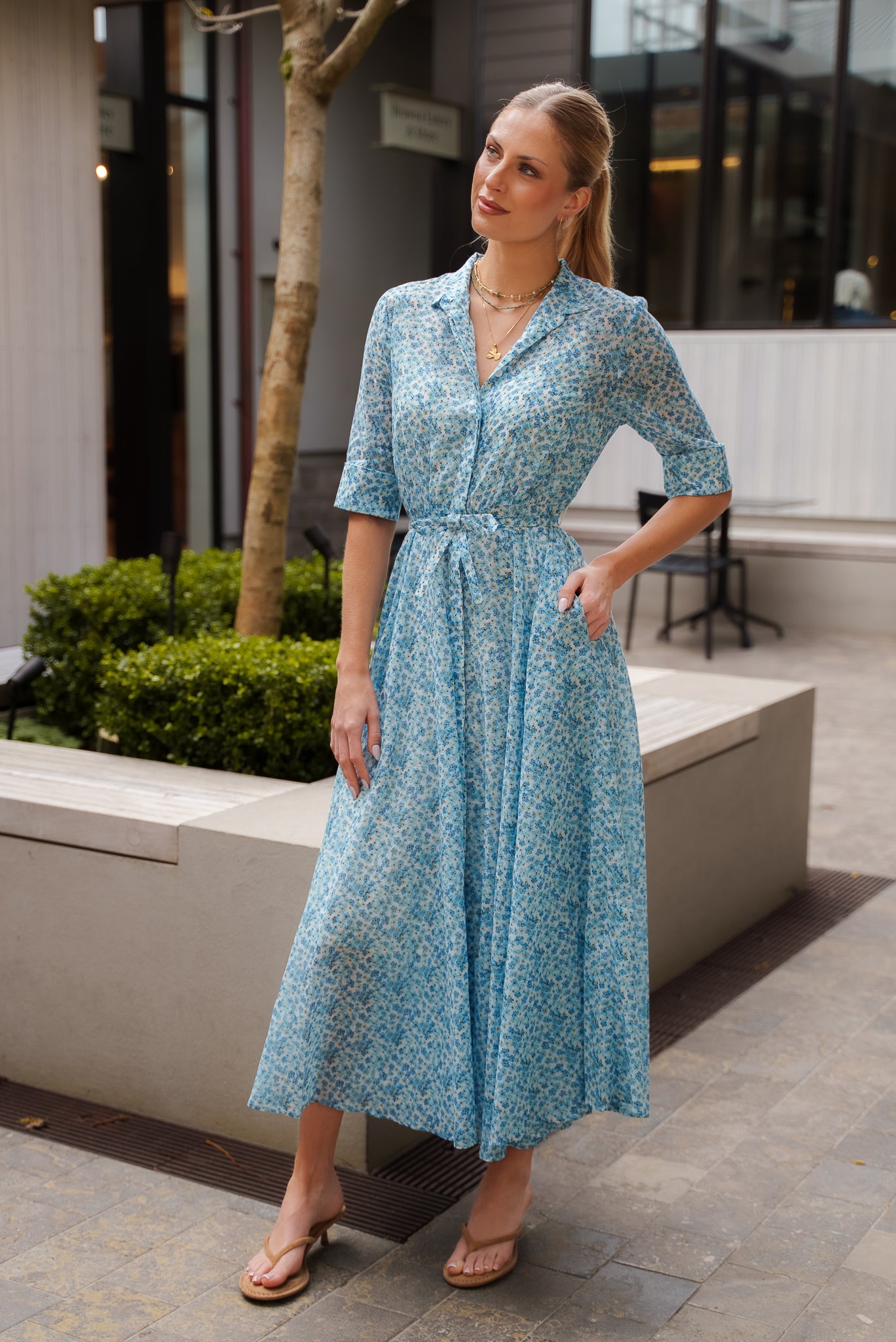 Pienza Shirt Dress