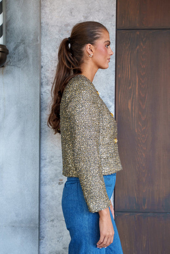 Burford Box Jacket Gold