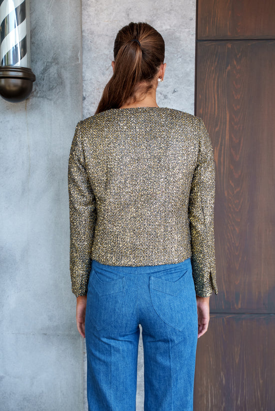 Burford Box Jacket Gold