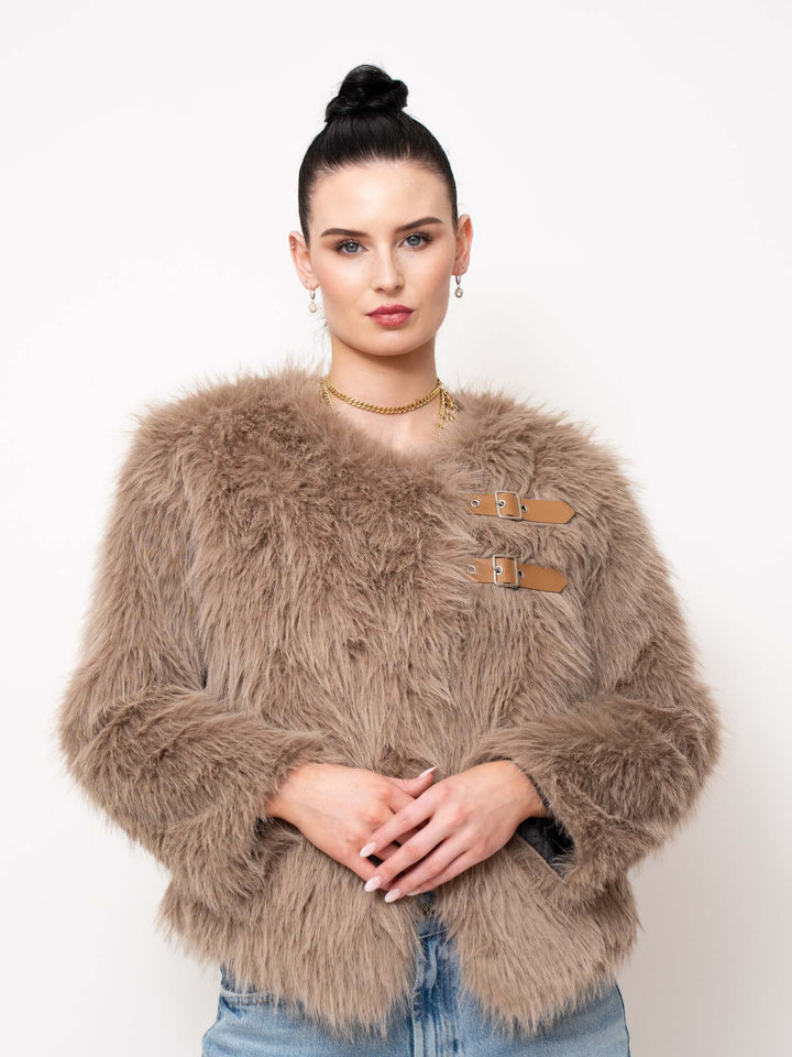 Glasgow Faux Fur Bomber