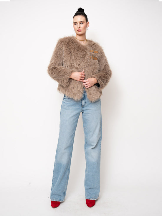 Glasgow Faux Fur Bomber