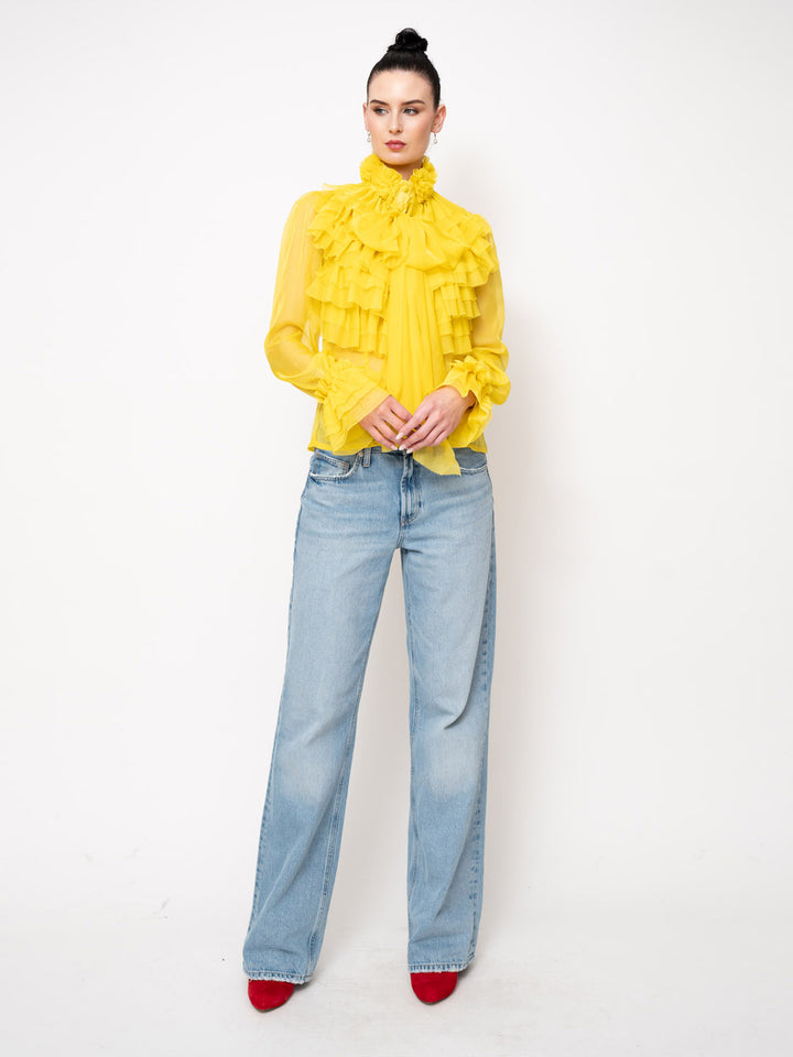 Portland Blouse - Yellow