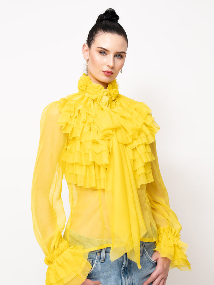 Portland Blouse - Yellow