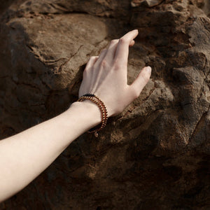 Party At The Front Bracelet - Black Onyx + Gold