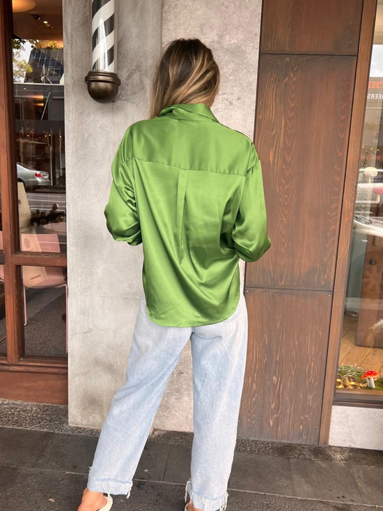 Vienna Blouse Kelly Green