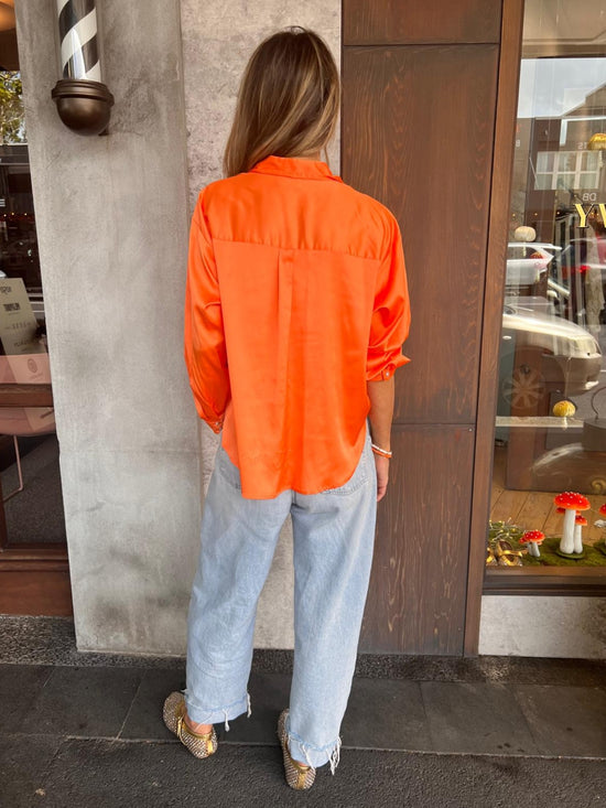 Vienna Blouse Tangerine