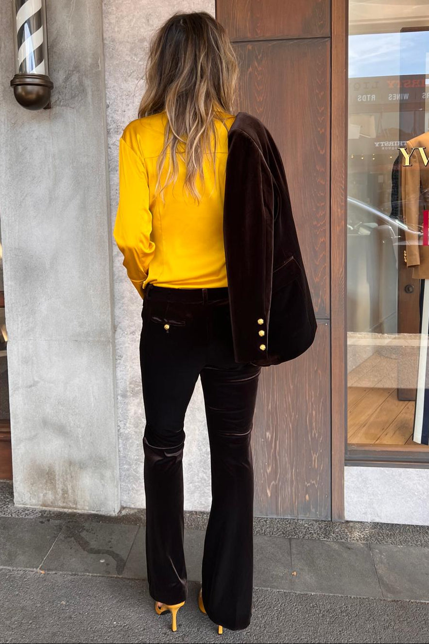 Dalkeith Velvet Tuxedo Pant