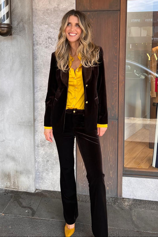 Dalkeith Velvet Tuxedo Pant