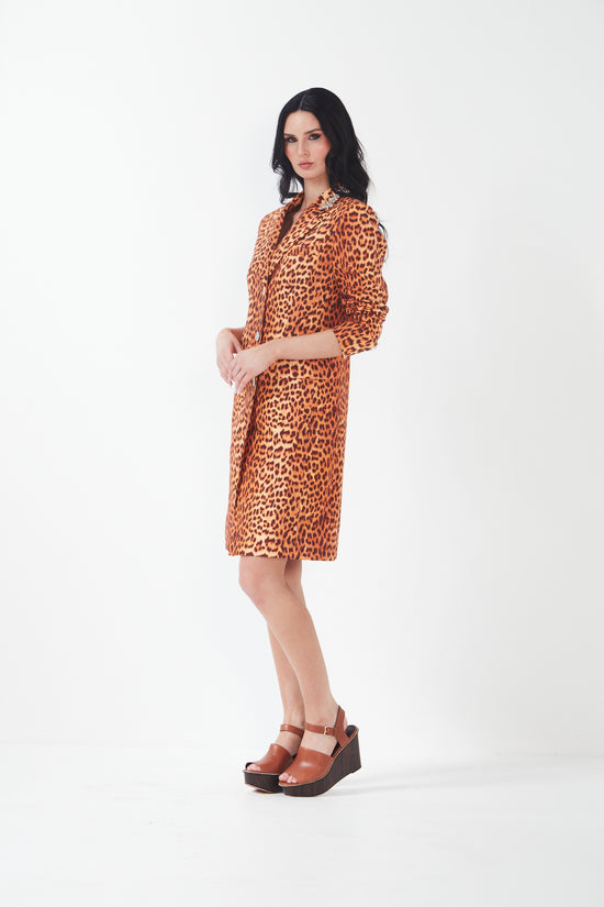 Rome Coat - Leopard