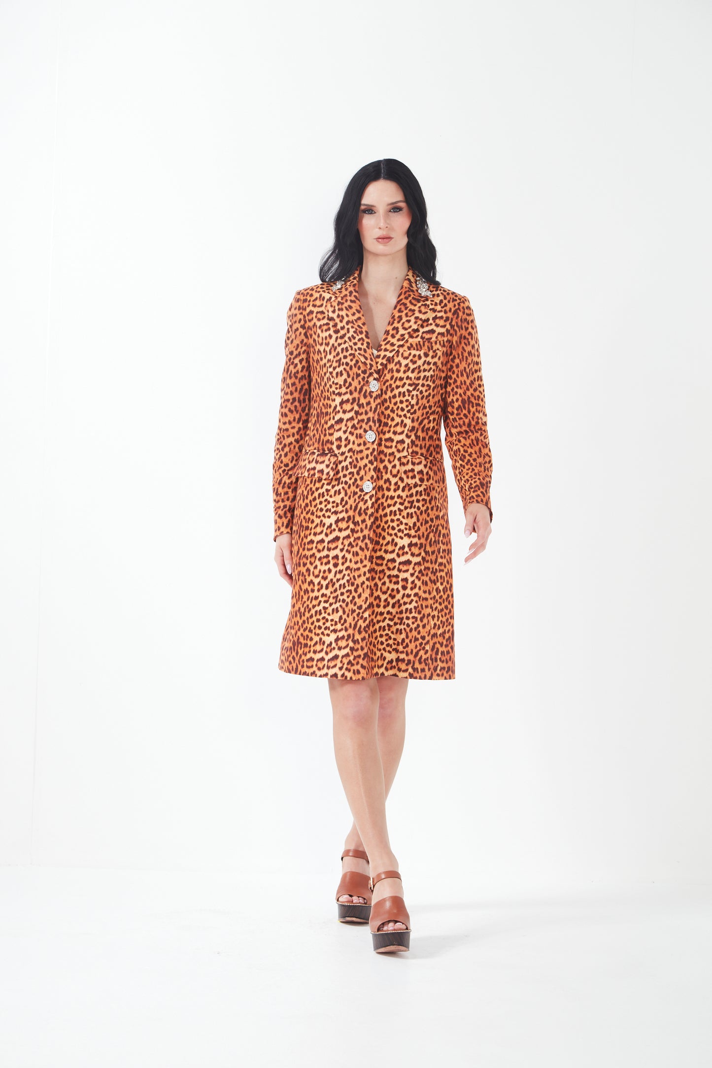 Rome Coat - Leopard