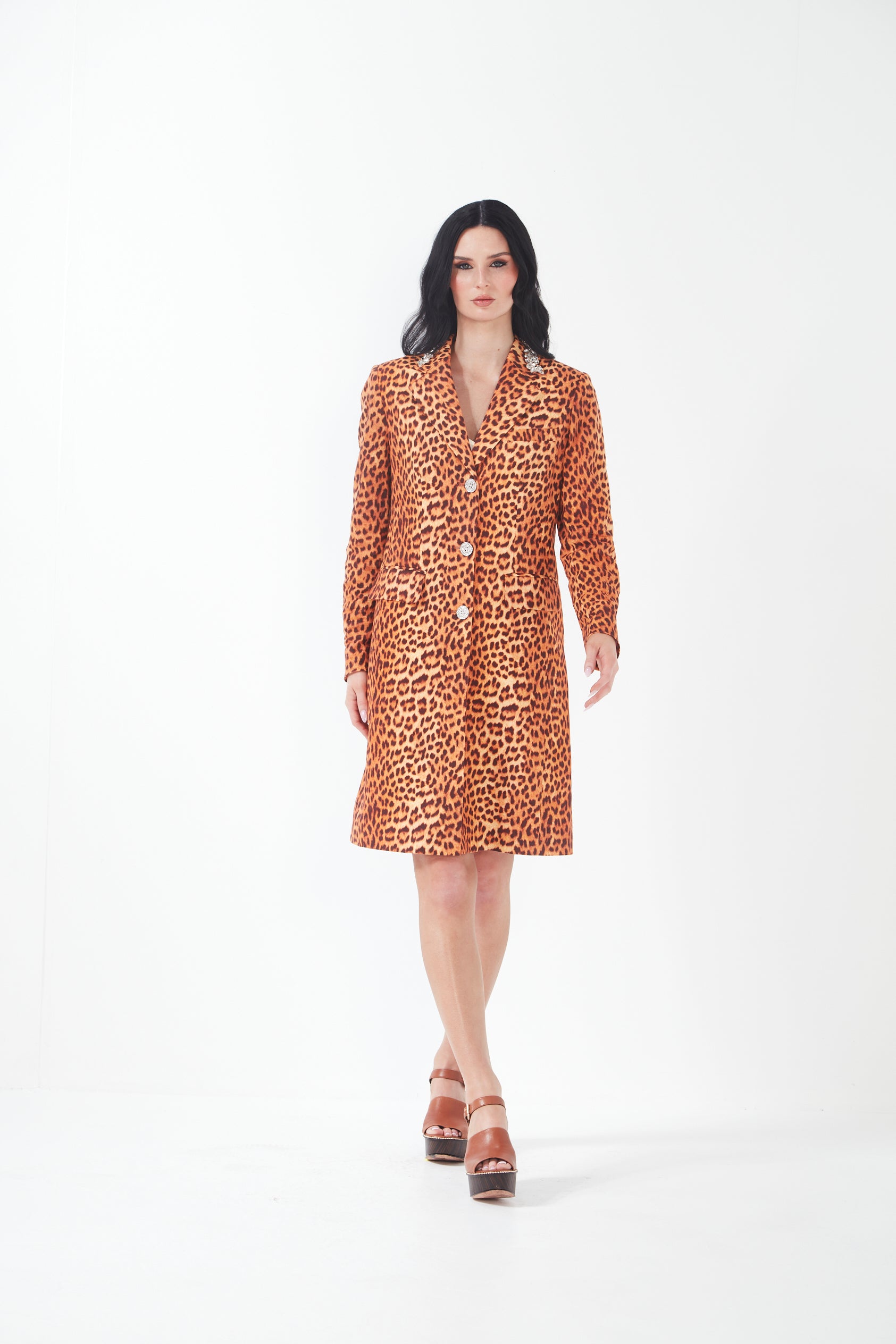 Rome Coat - Leopard