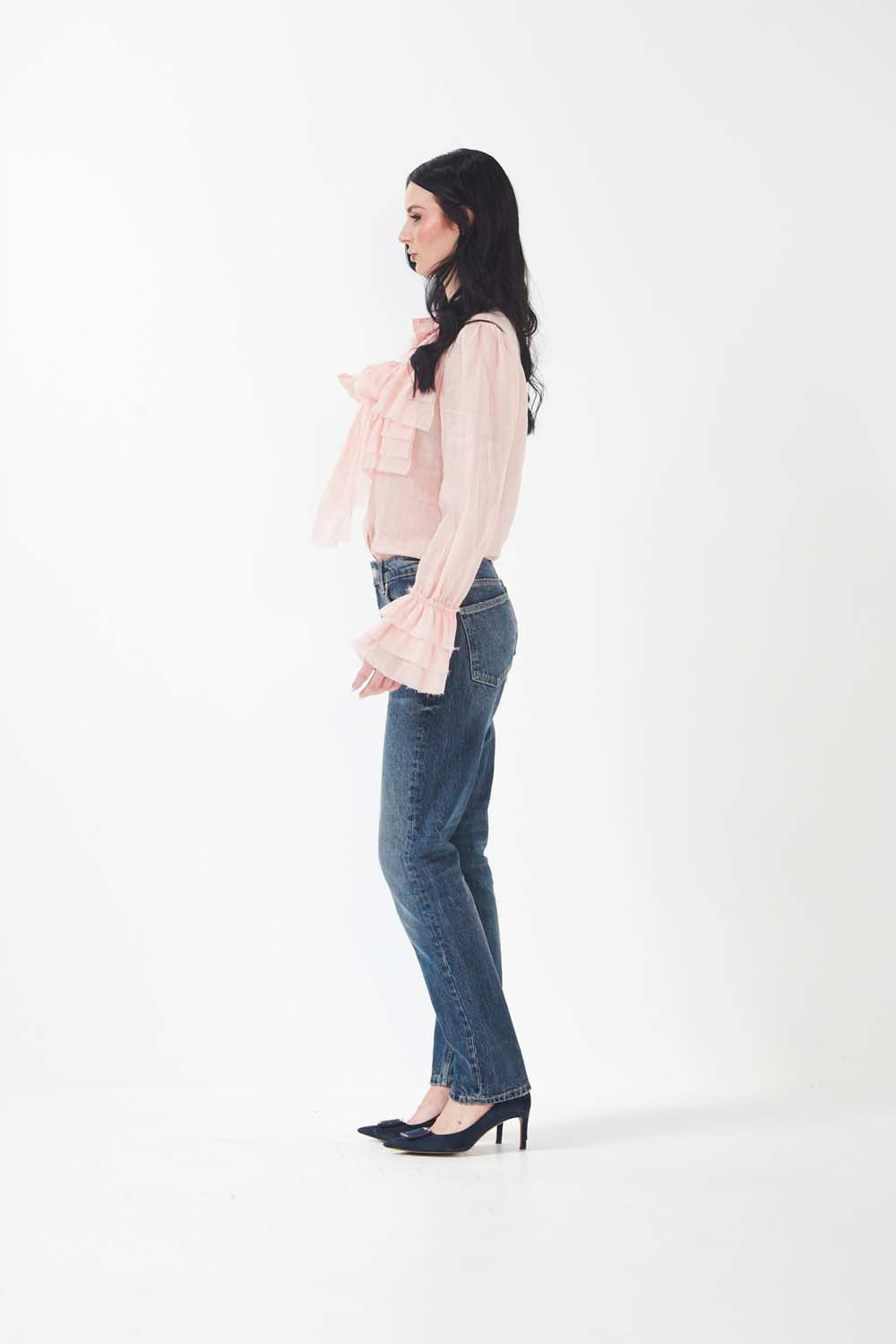 Ferrara Blouse - Blush Pink