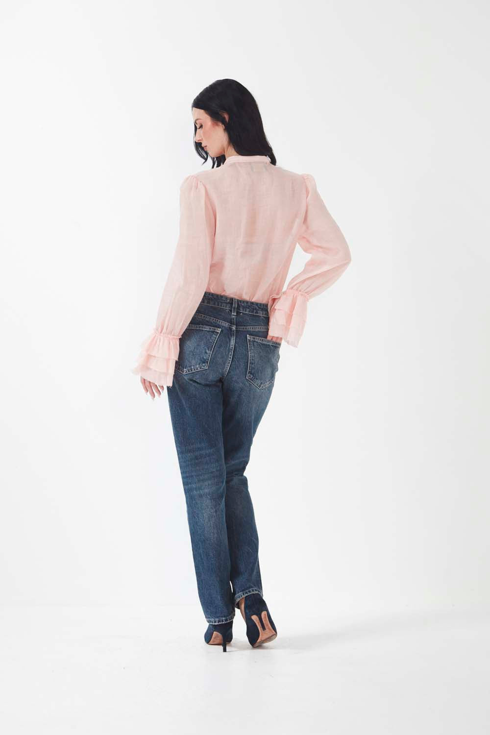 Ferrara Blouse - Blush Pink