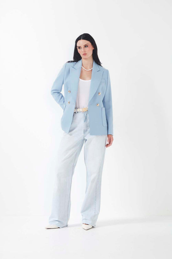Verona Jacket Cornflower Blue – Yvonne Bennetti