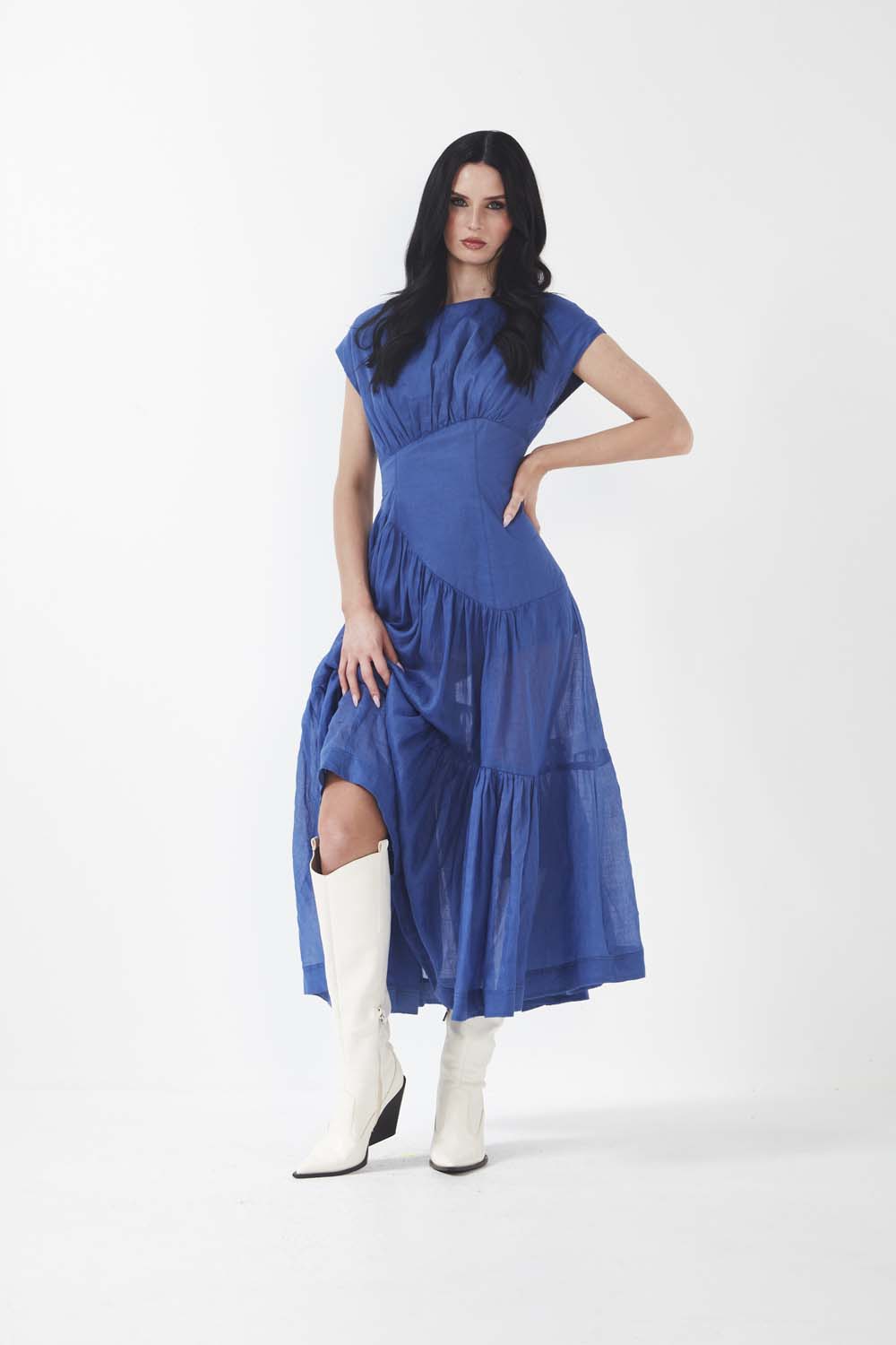 Trento Dress - Cobalt Blue