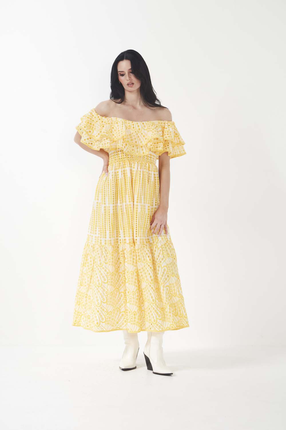 Tuscany Dress - Yellow