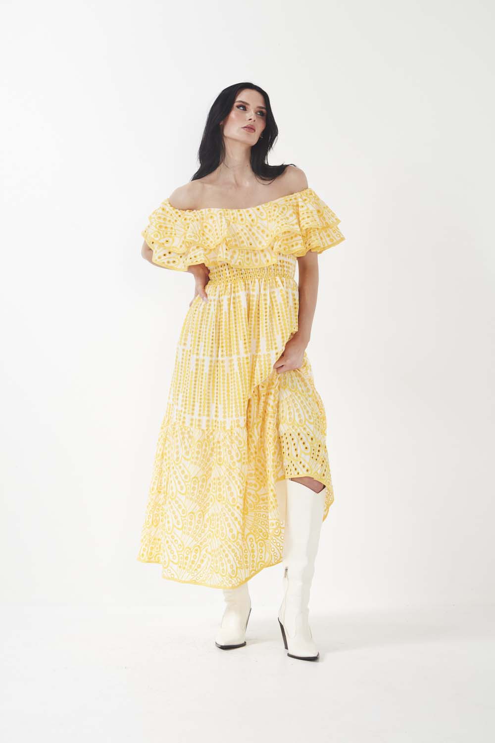 Tuscany Dress - Yellow