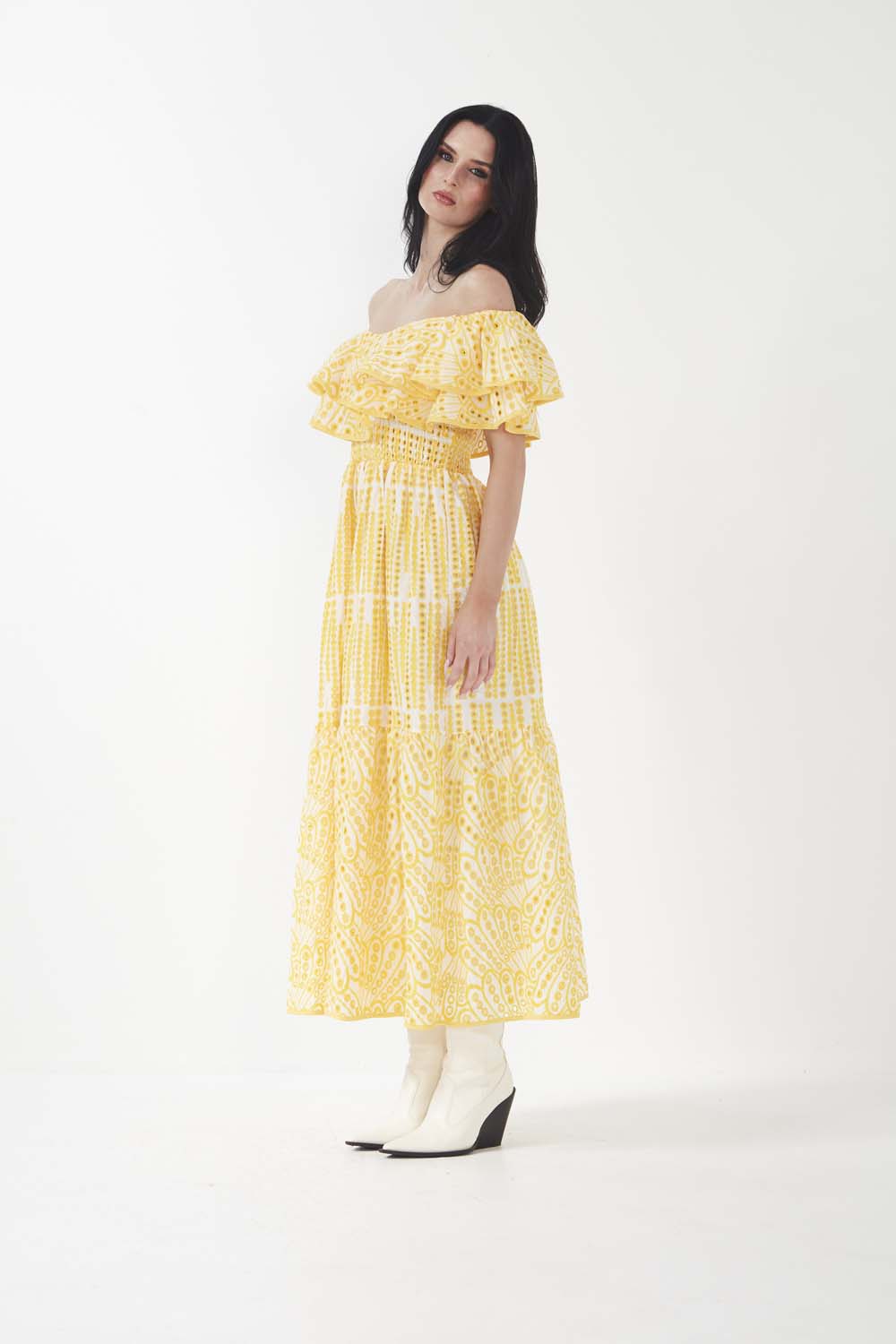 Tuscany Dress - Yellow