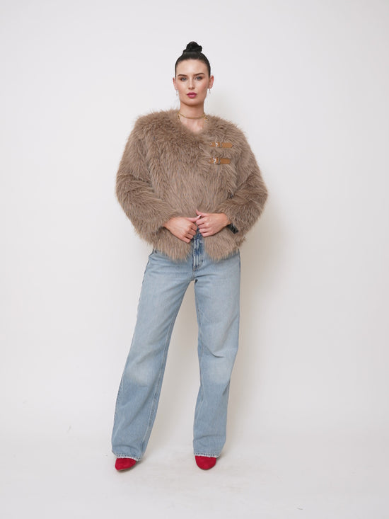 Glasgow Faux Fur Bomber